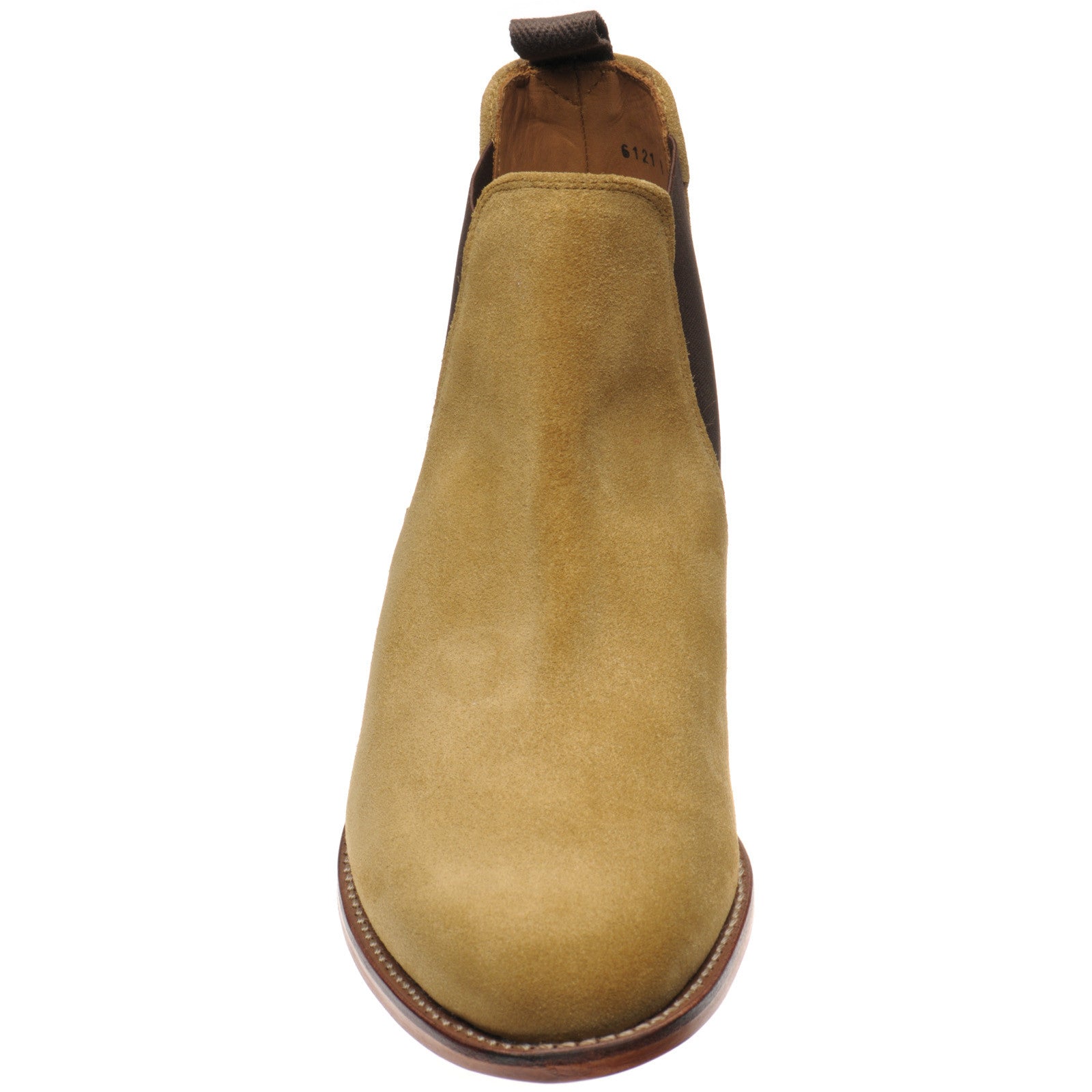 Product image for Herring Sittaford mens Chelsea boots in honey suede
