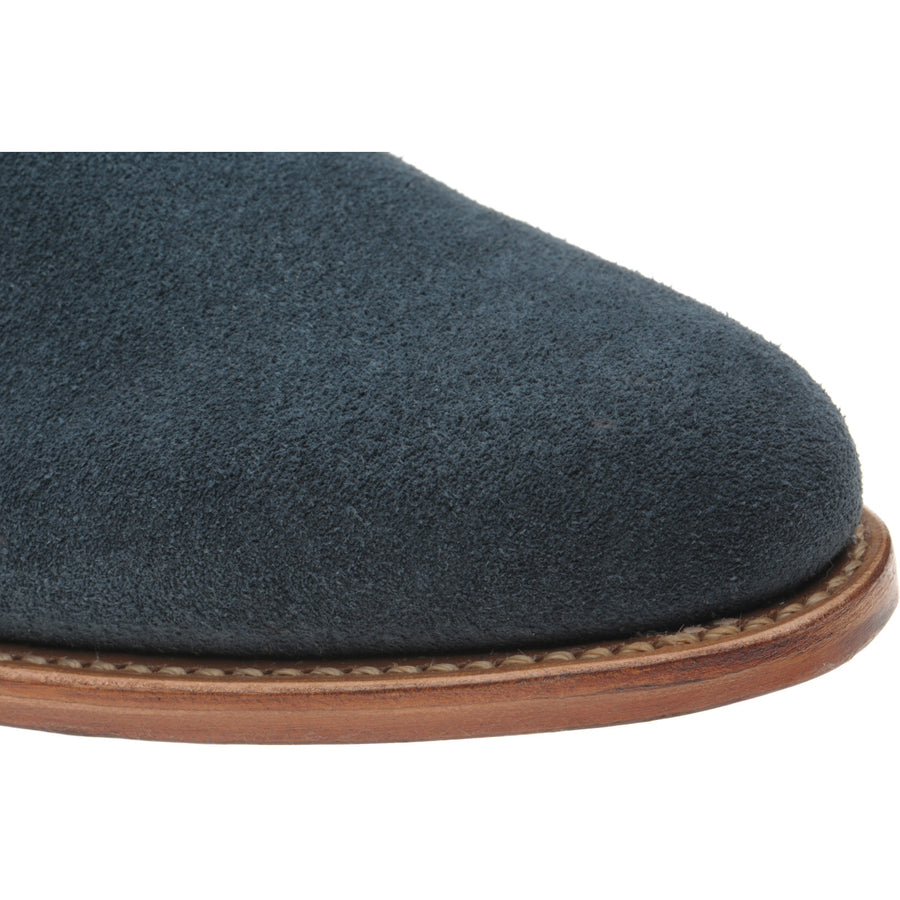 Product image for Herring Sittaford mens Chelsea boots in ocean suede