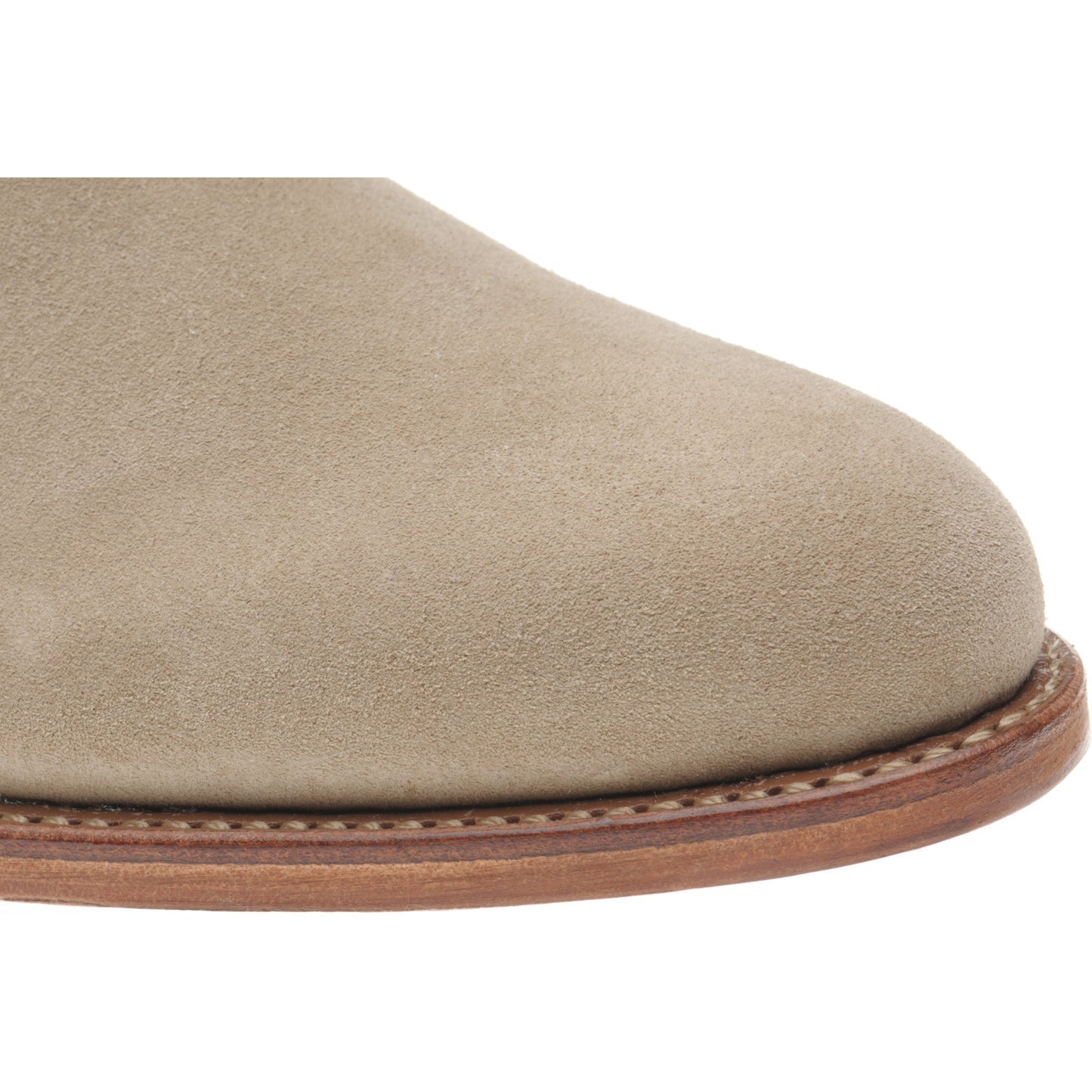 Product image for Herring Sittaford mens Chelsea boots in sand suede