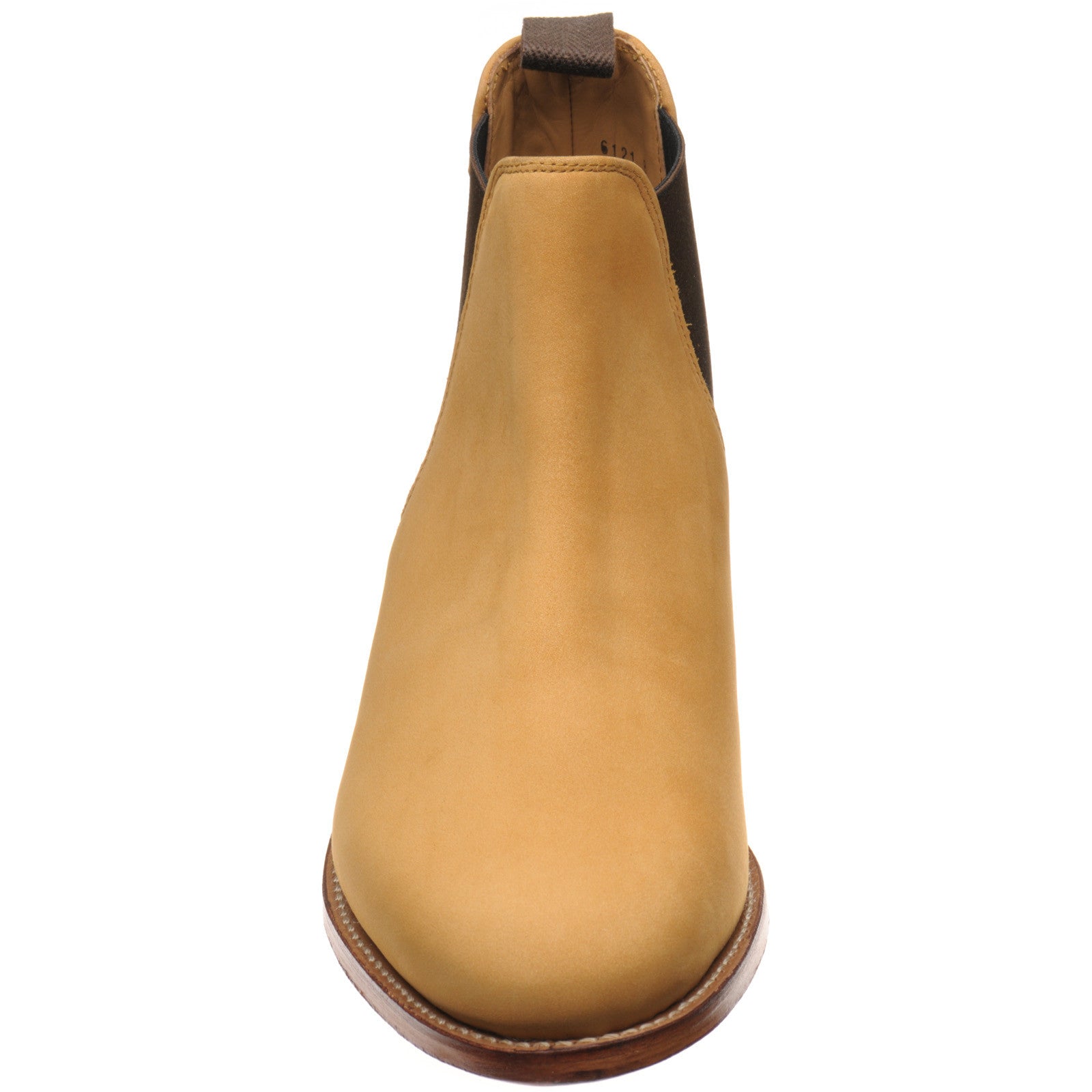 Product image for Herring Sittaford mens Chelsea boots in wheat nubuck