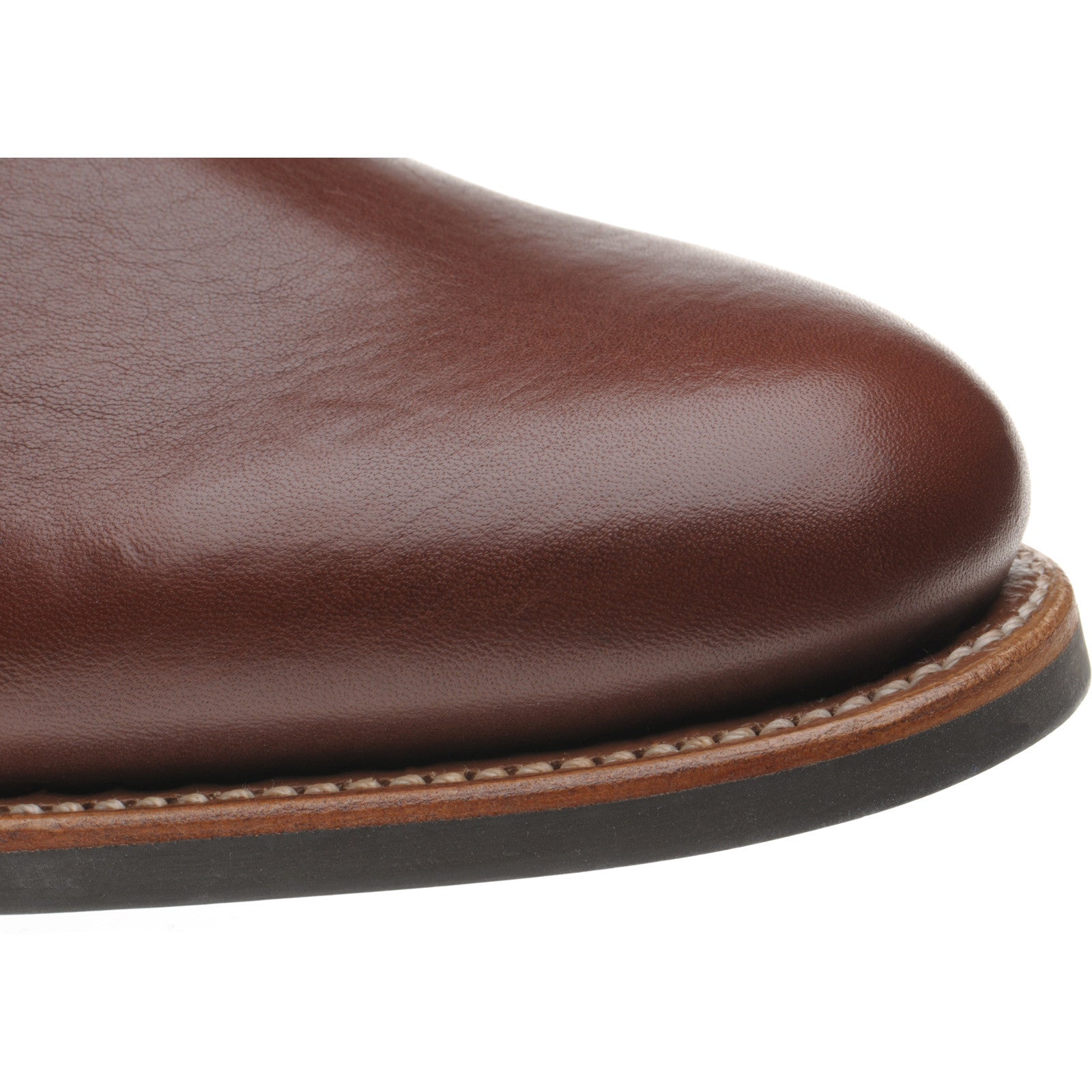Herring Sittaford Rubber mens rubber-soled Chelsea boots in brown
