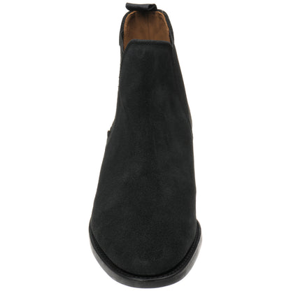 Product image for Herring Sittaford Rubber mens rubber-soled Chelsea boots in charcoal suede