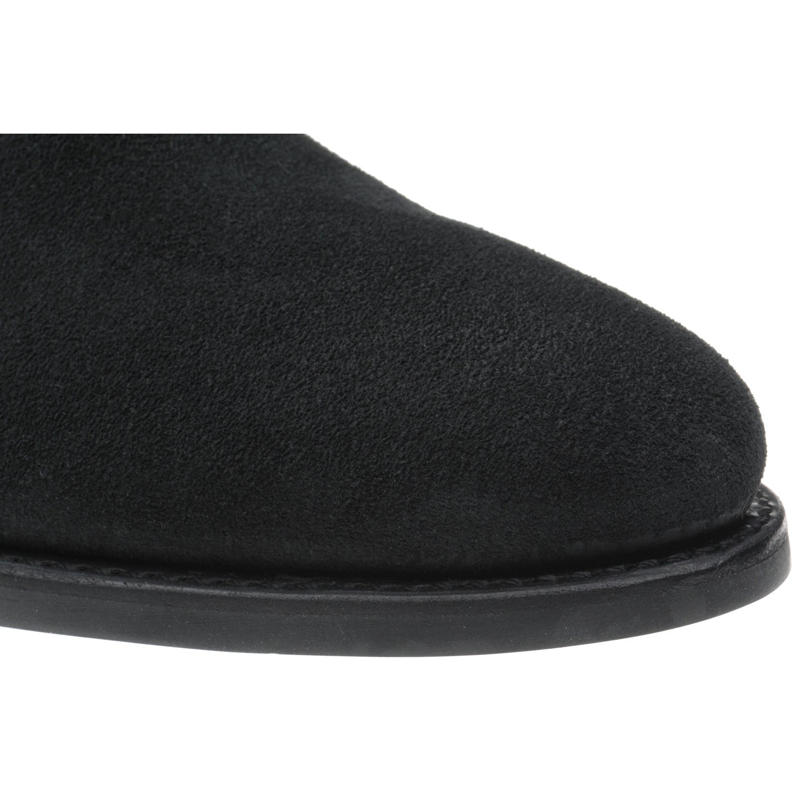 Product image for Herring Sittaford Rubber mens rubber-soled Chelsea boots in charcoal suede