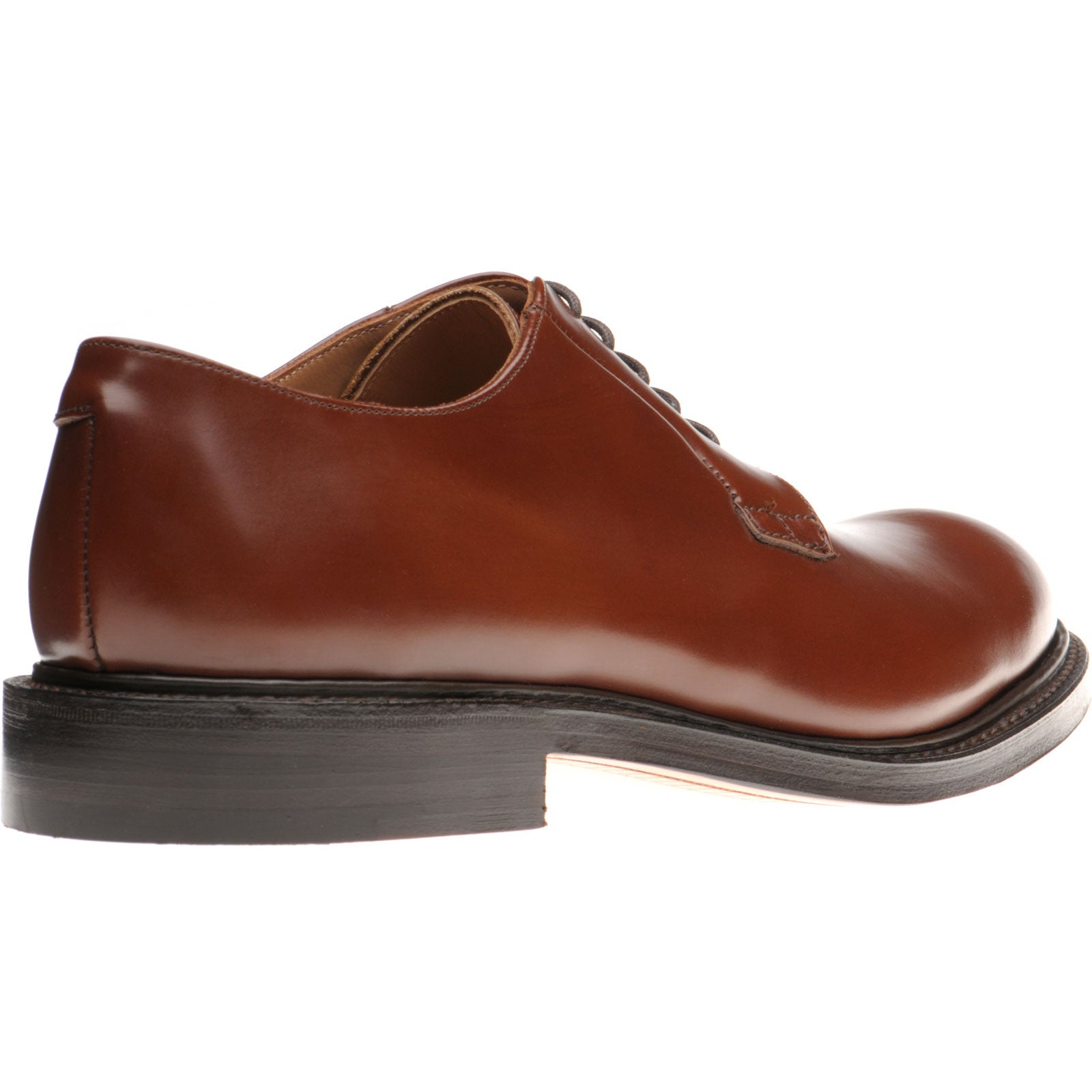 Product image for Herring Slaney mens Derby shoes in santalum brown polished