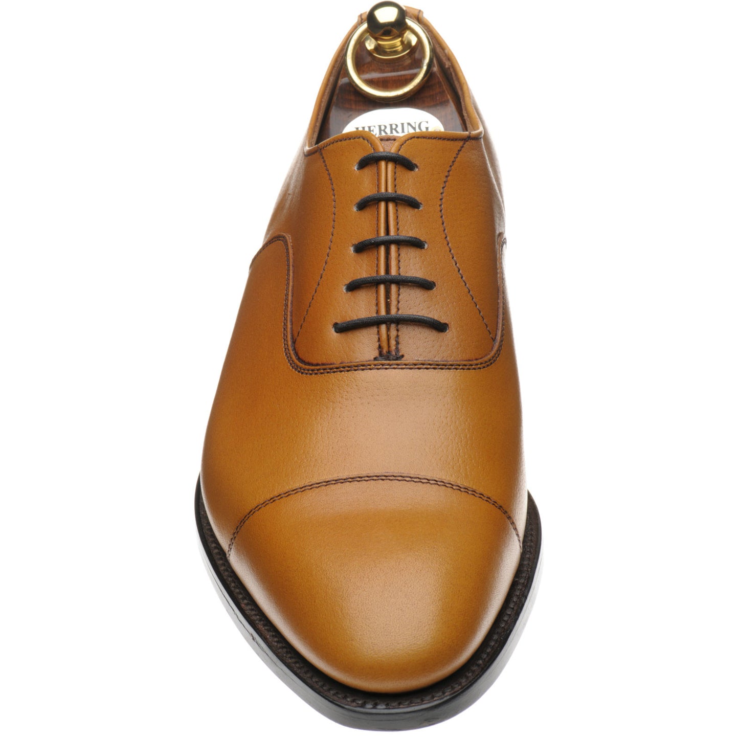 Product image for Herring Sligo mens Oxfords in tan grain calf