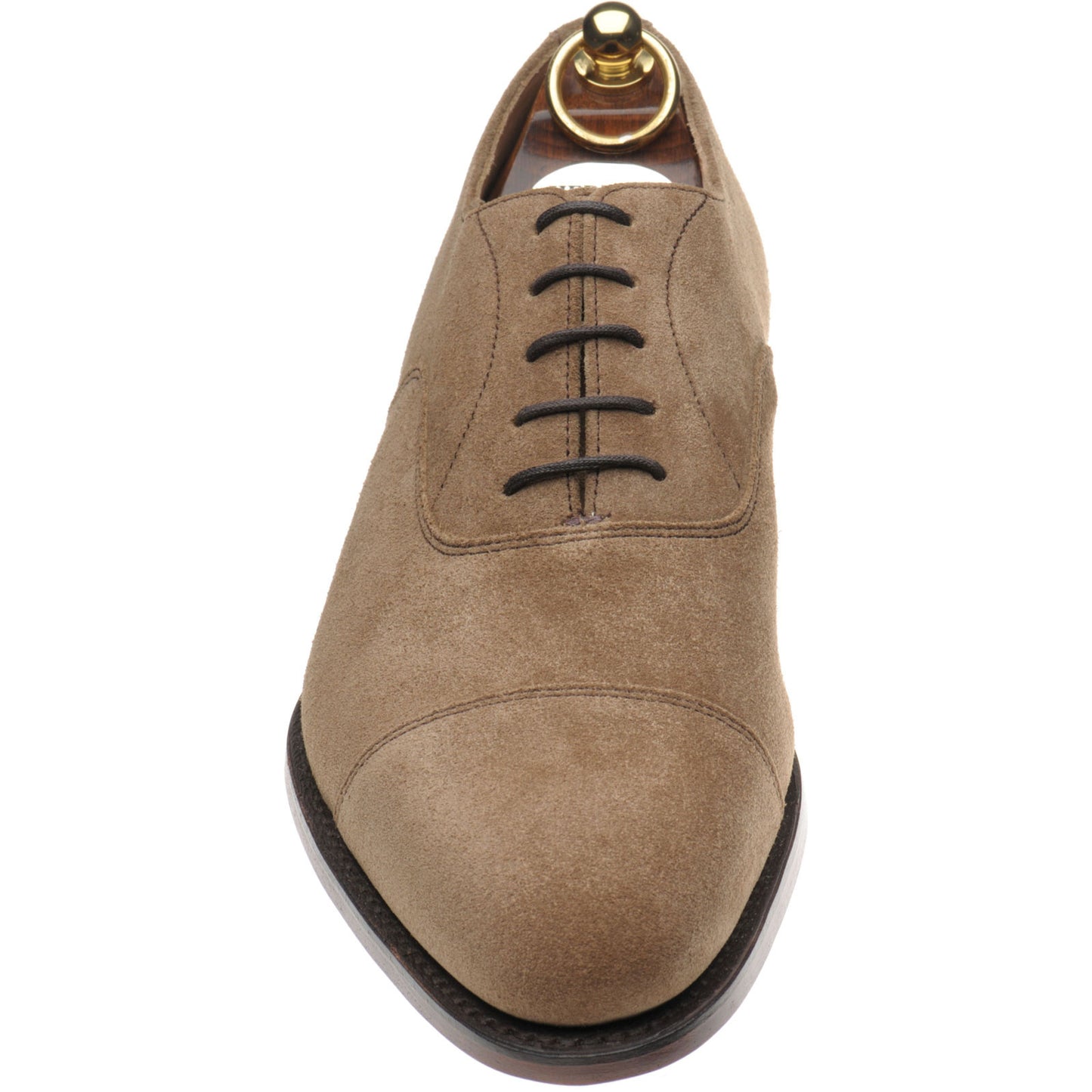 Product image for Herring Sligo mens Oxfords in taupe suede