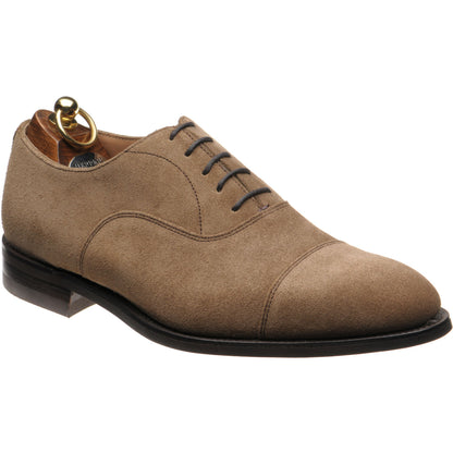 Product image for Herring Sligo Rubber mens rubber-soled Oxfords in taupe suede
