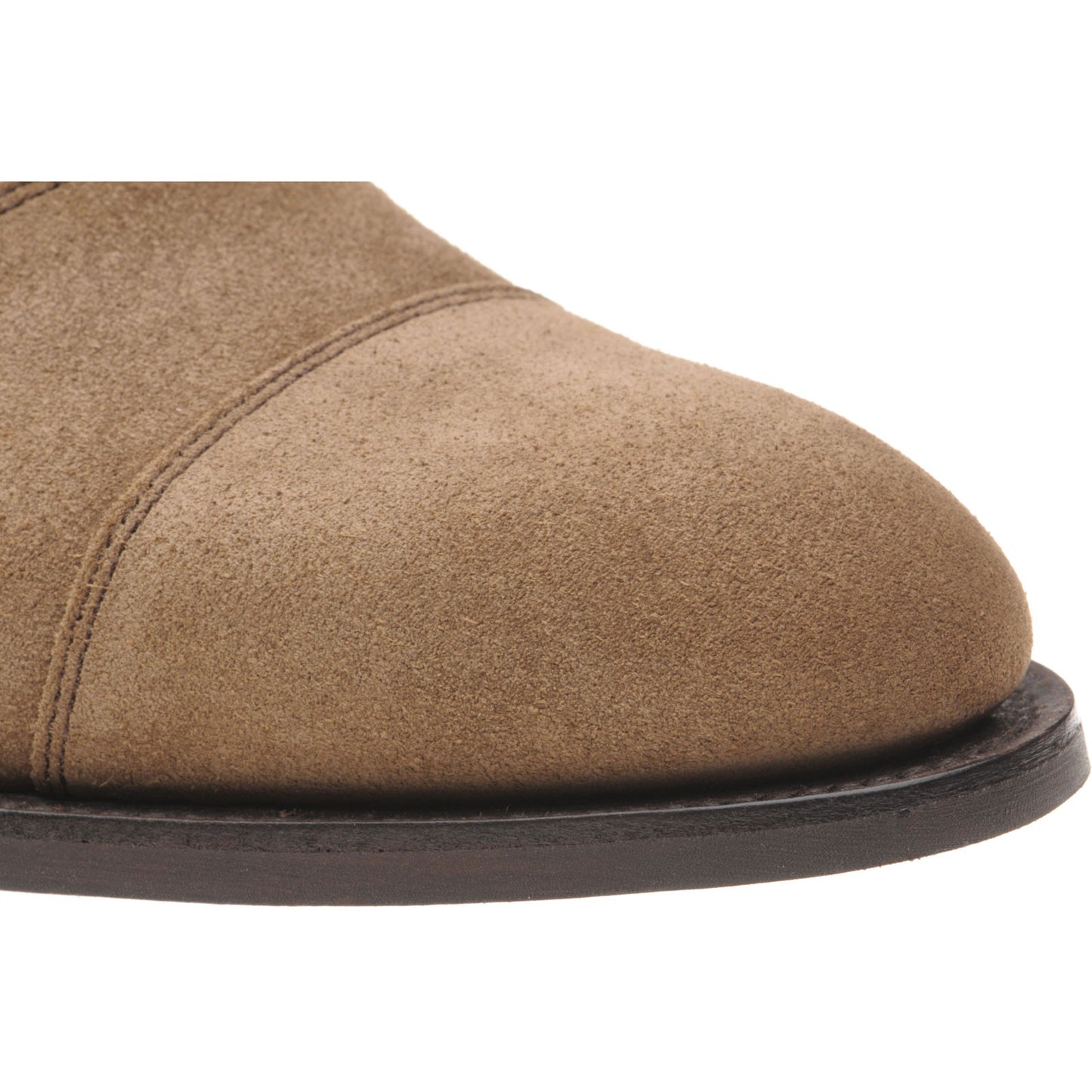 Product image for Herring Sligo Rubber mens rubber-soled Oxfords in taupe suede