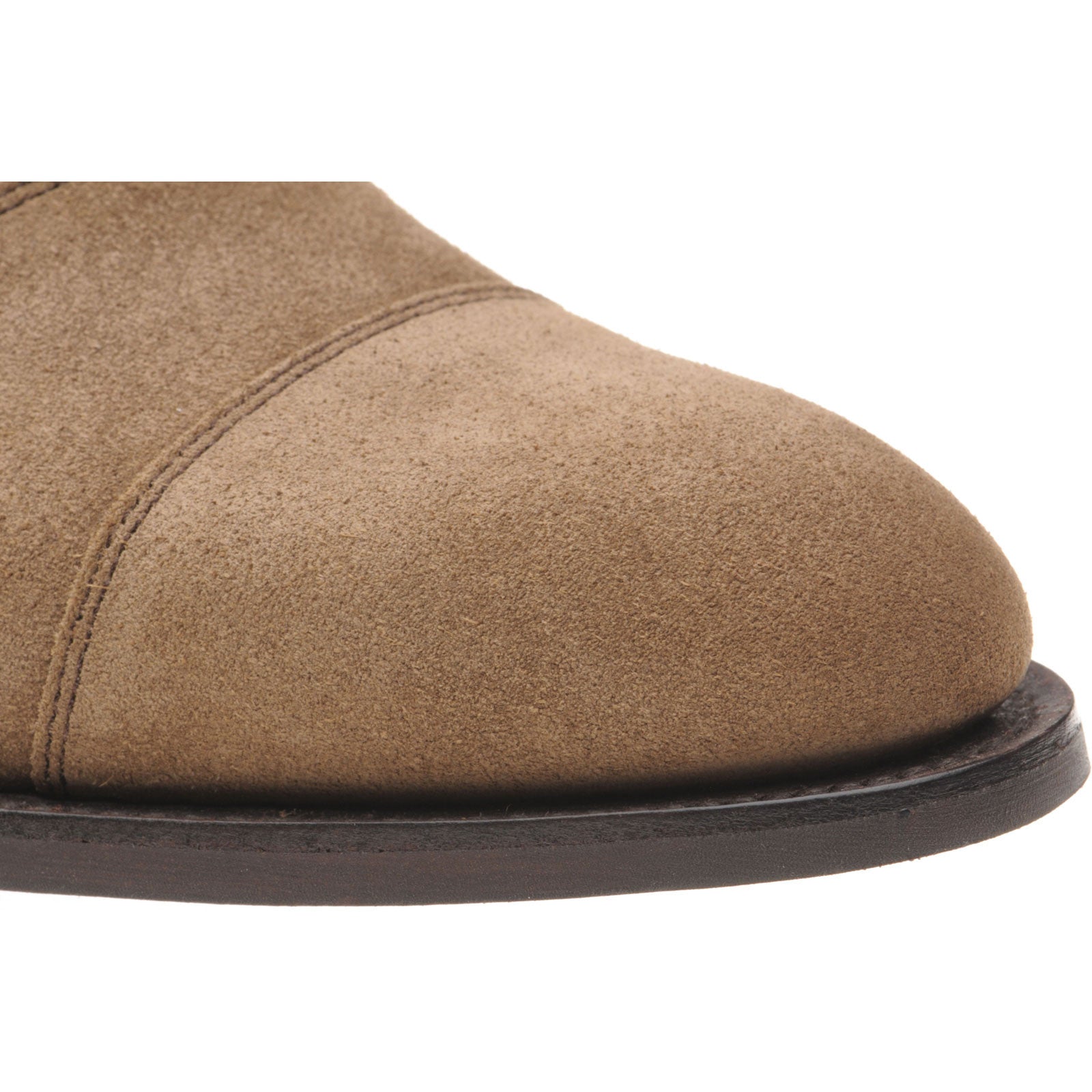 Product image for Herring Sligo Rubber mens rubber-soled Oxfords in taupe suede