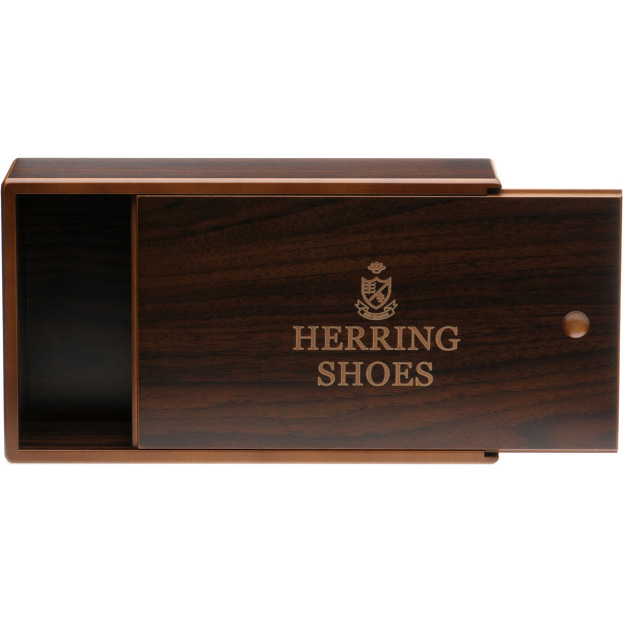 Product image for Herring Small Valet Box (Empty) in dark wood