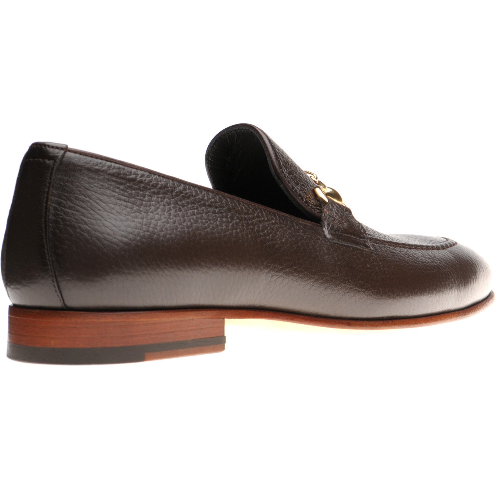 Product image for Herring Snaffle mens loafers in brown deerskin