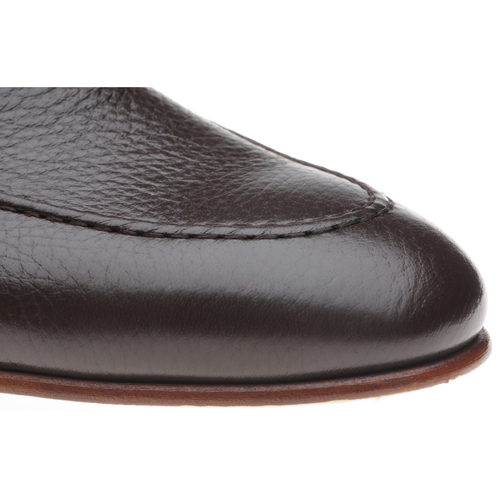 Product image for Herring Snaffle mens loafers in brown deerskin