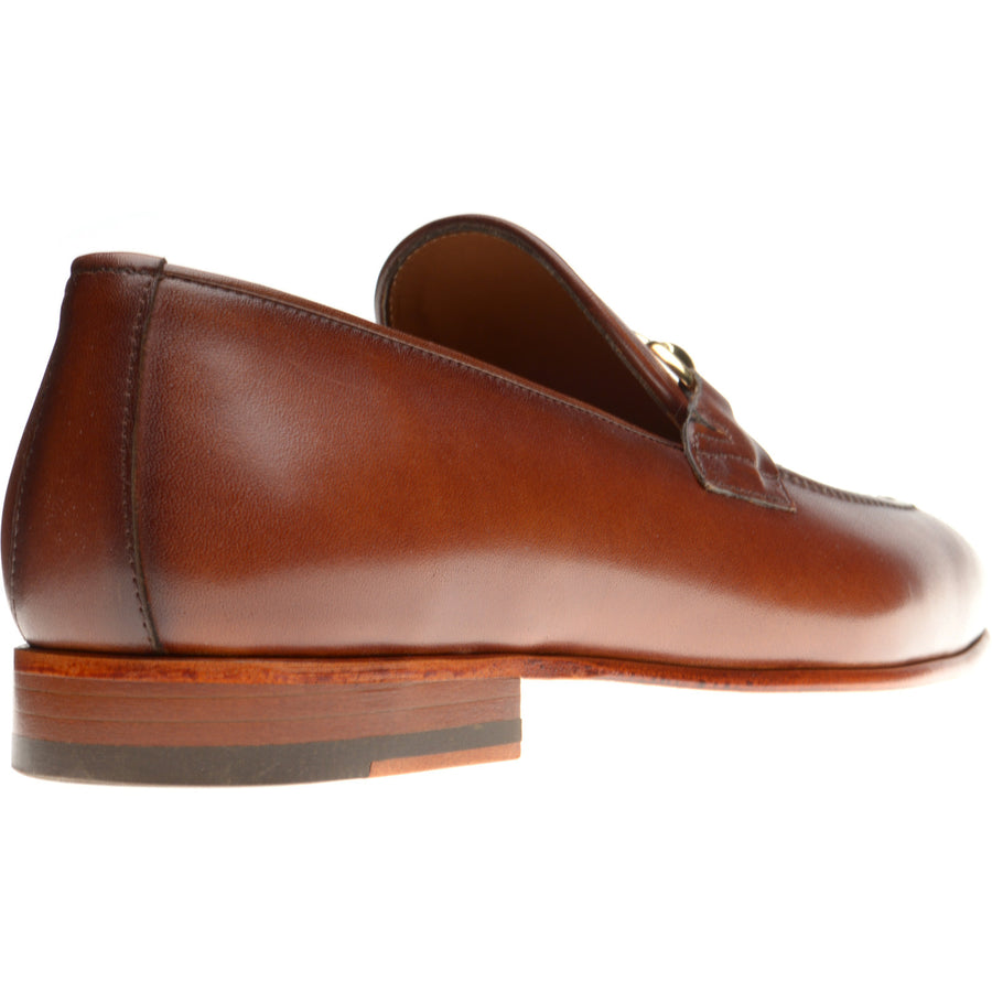 Product image for Herring Snaffle mens loafers in conker calf (second)
