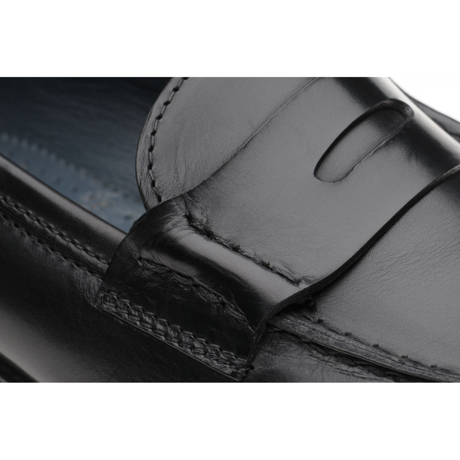 Product image for Herring Sophia ladies hybrid-soled loafers in black calf