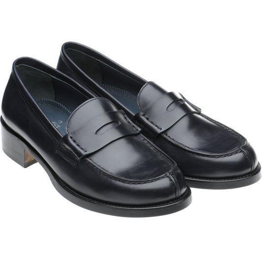 Product image for Herring Sophia ladies hybrid-soled loafers in navy calf