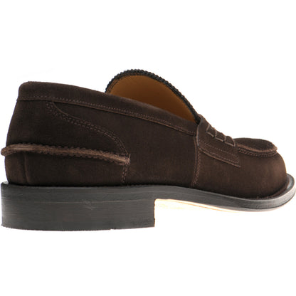 Product image for Herring St George in dark brown suede