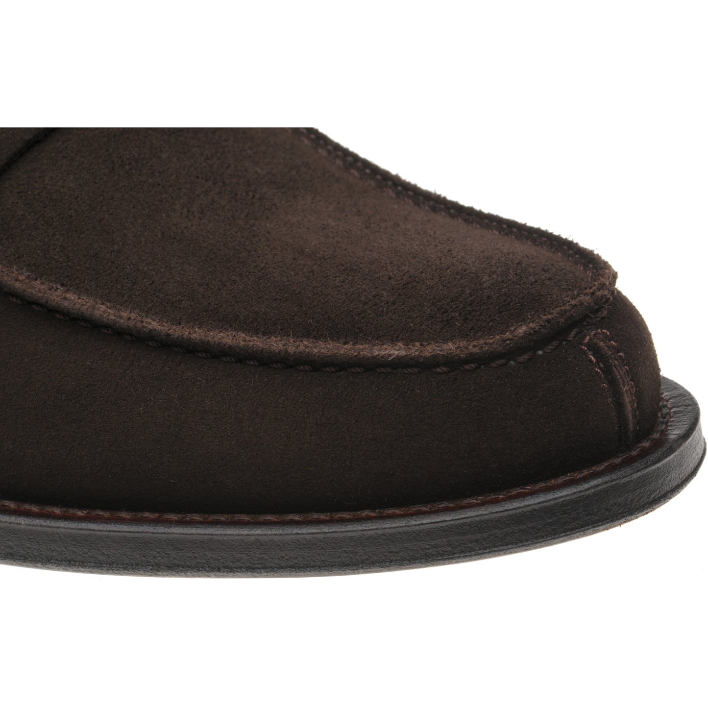 Product image for Herring St George in dark brown suede