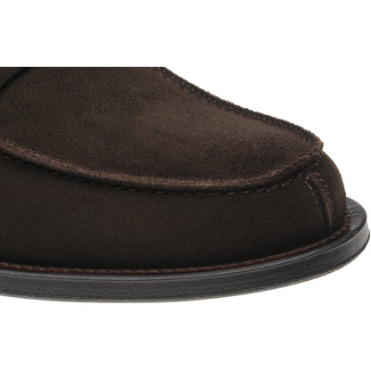 Product image for Herring St George in dark brown suede