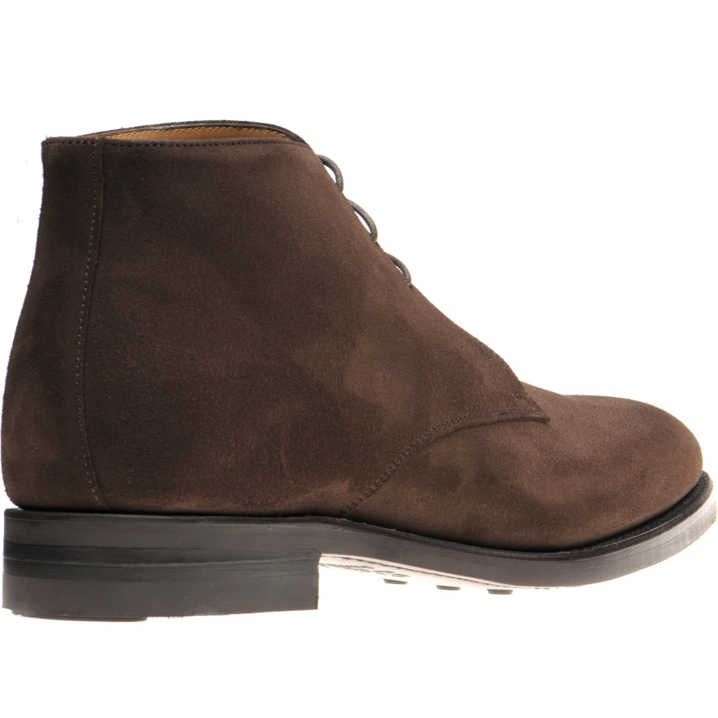 Product image for Herring Stancombe mens Chukka boots in dark brown suede