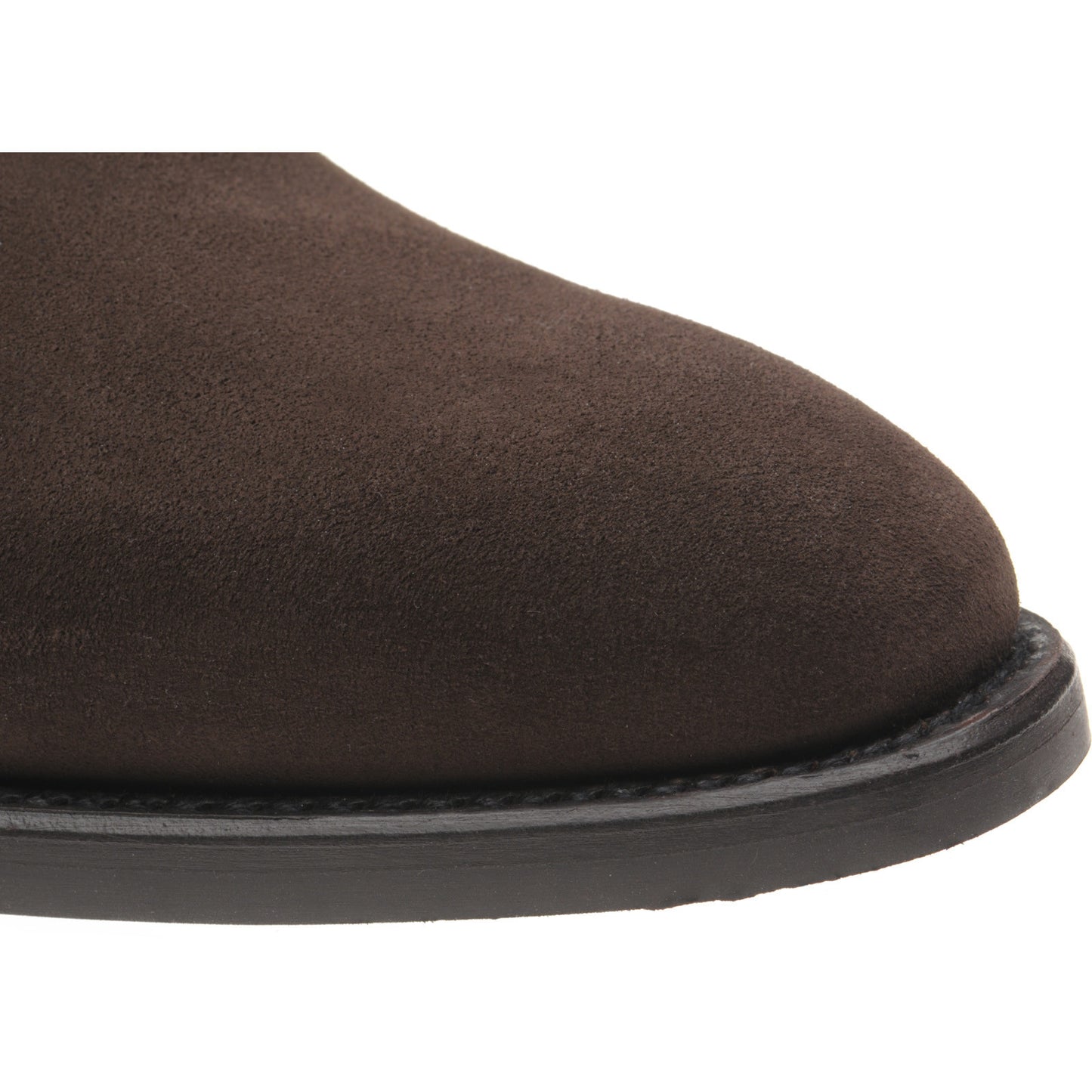 Product image for Herring Stancombe mens Chukka boots in dark brown suede