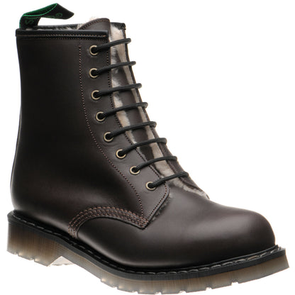 Product image for Herring Stanwick mens rubber-soled boots in brown waxy calf