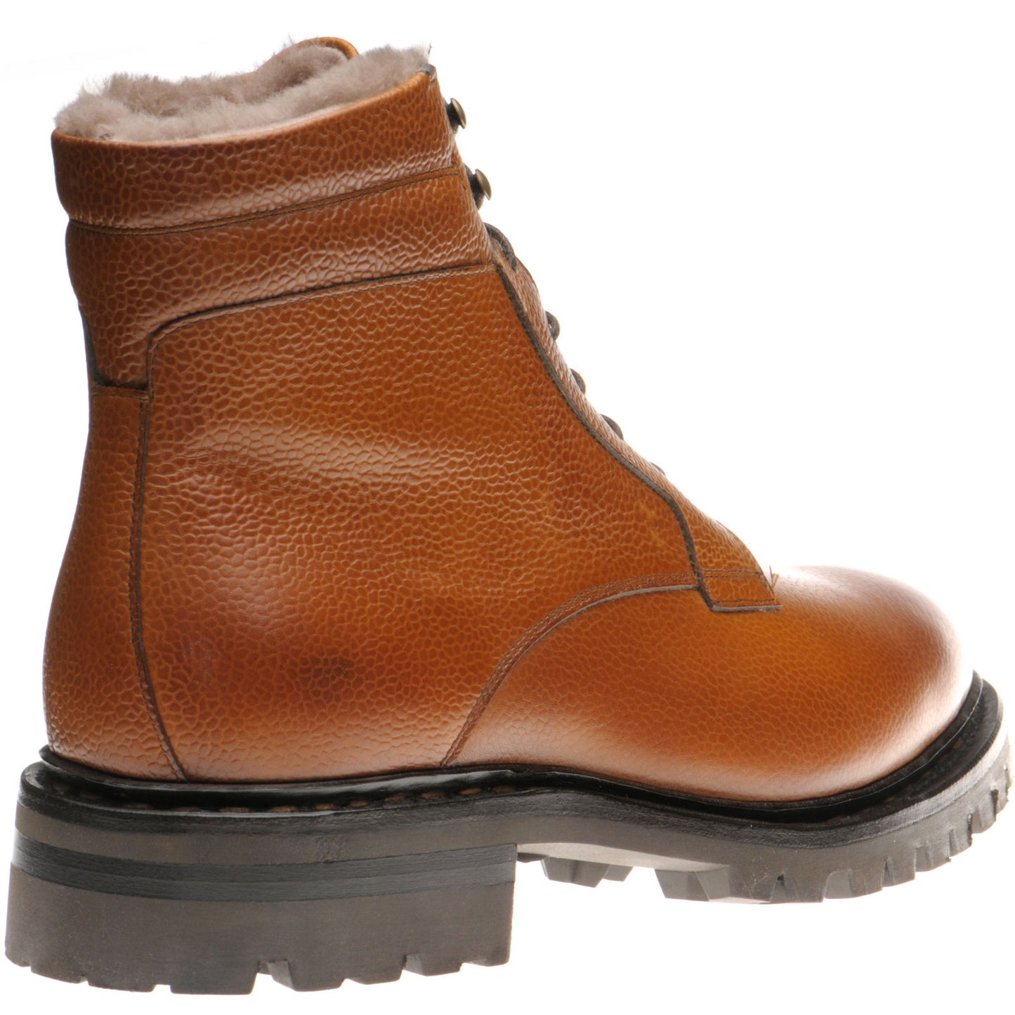 Product image for Herring Stavanger mens rubber-soled boots in tan grain