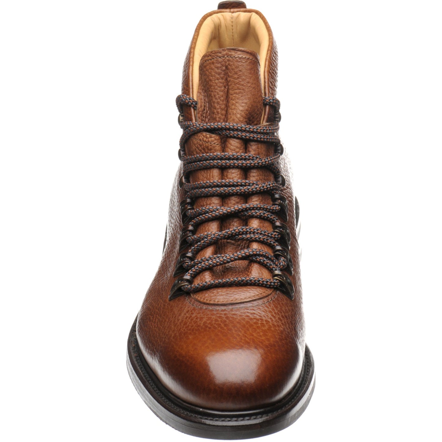 Product image for Herring Staverley mens rubber-soled boots in tan grain