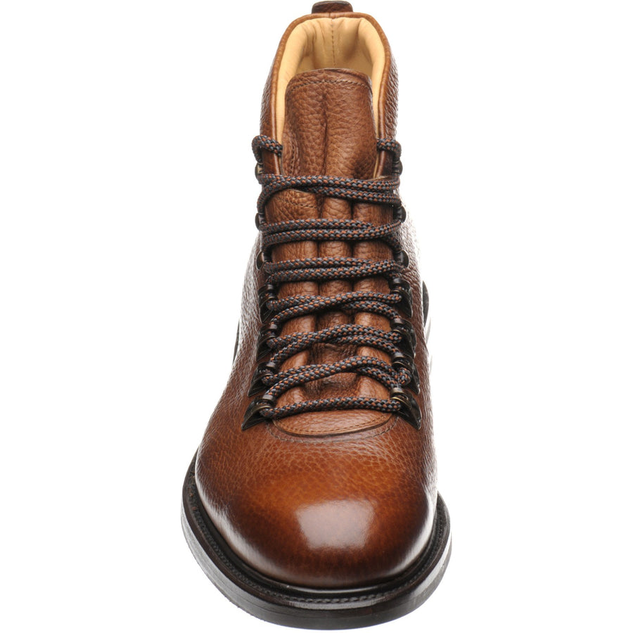 Product image for Herring Staverley mens rubber-soled boots in tan grain