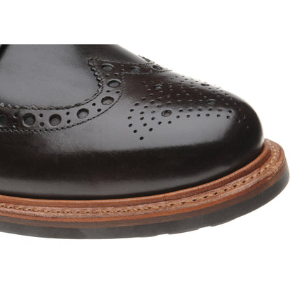 Product image for Herring Steeperton II mens rubber-soled boots in dark brown calf