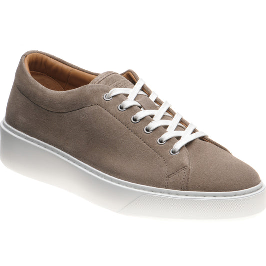 Product image for Herring Strike II Suede mens rubber-soled trainers in mocha suede