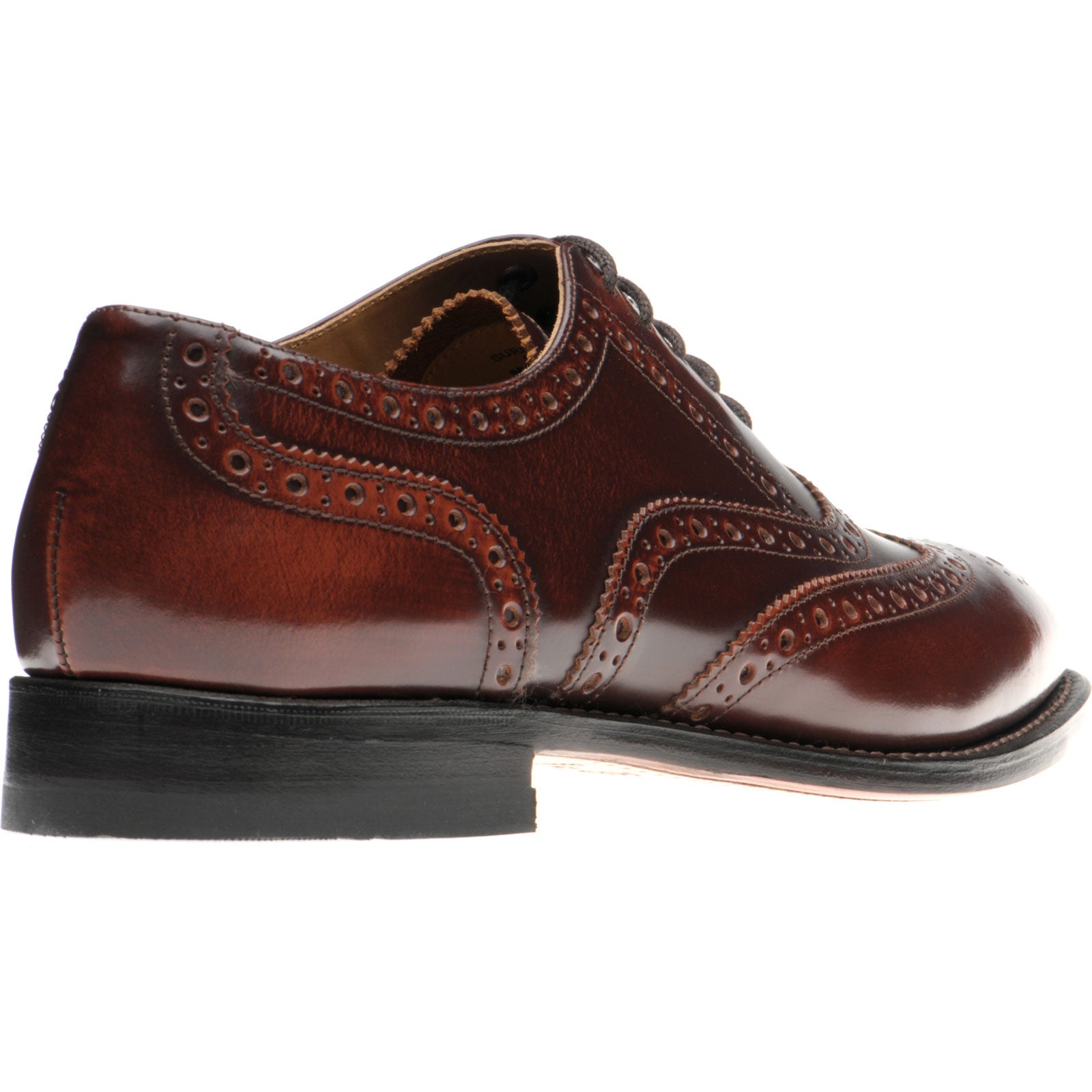 Herring Surrey II mens brogues in ivywood polished – Herring Shoes