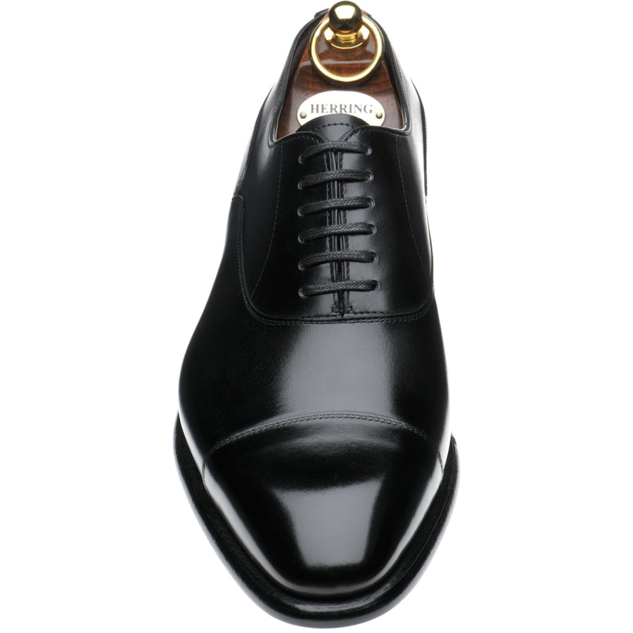 Product image for Herring Sussex mens Oxfords in black calf (second)