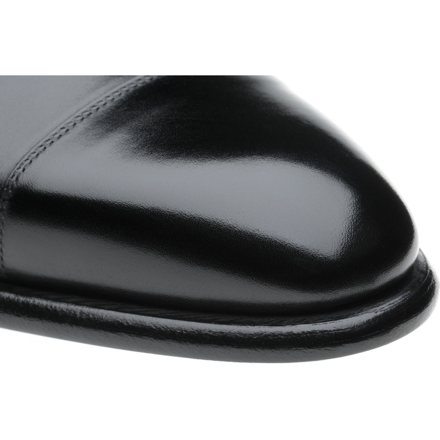 Product image for Herring Sussex mens Oxfords in black calf (second)