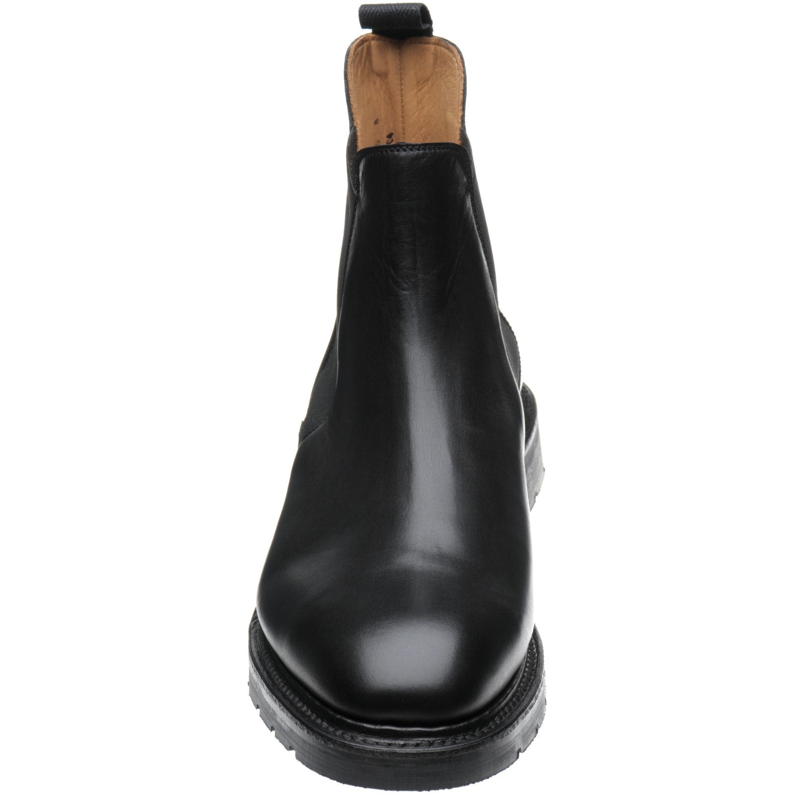Product image for Herring Sywell mens rubber-soled boots in black calf