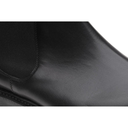 Product image for Herring Sywell mens rubber-soled boots in black calf