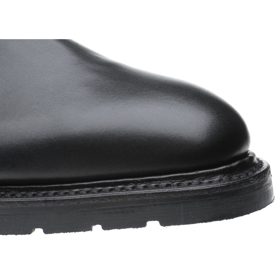 Product image for Herring Sywell mens rubber-soled boots in black calf