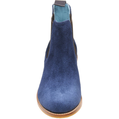 Product image for Herring Tamara ladies rubber-soled Chelsea boots in navy suede