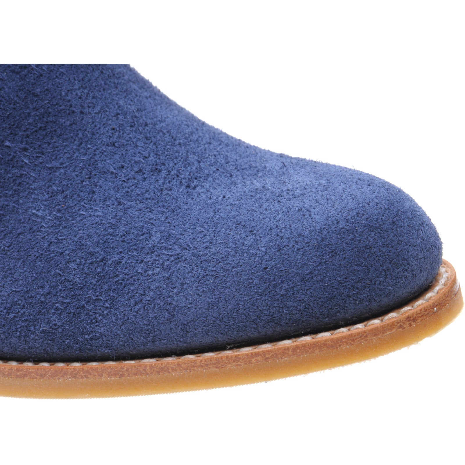 Product image for Herring Tamara ladies rubber-soled Chelsea boots in navy suede