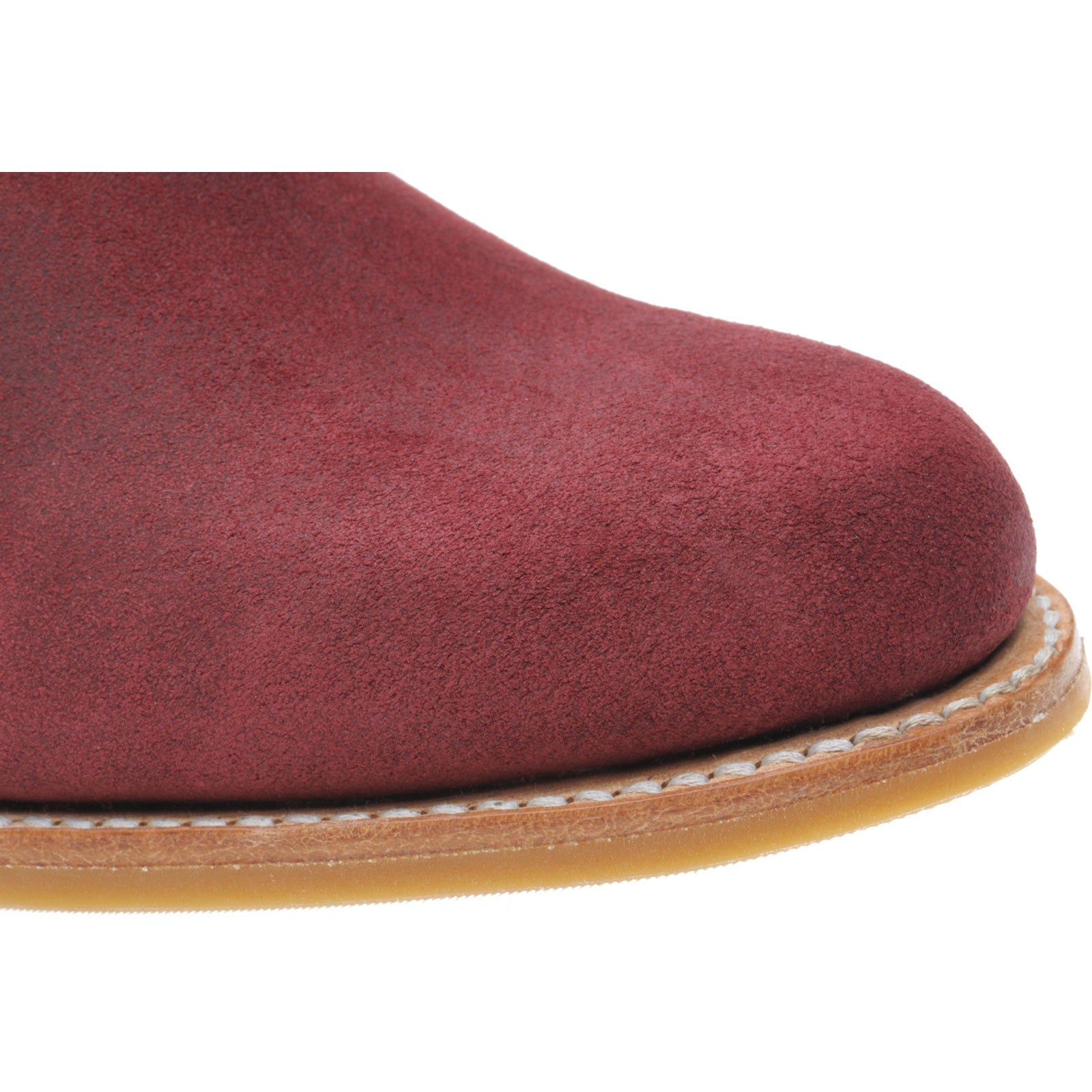 Product image for Herring Tamara ladies rubber-soled Chelsea boots in plum suede