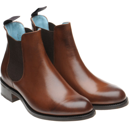 Product image for Herring Tamara ladies rubber-soled Chelsea boots in walnut calf