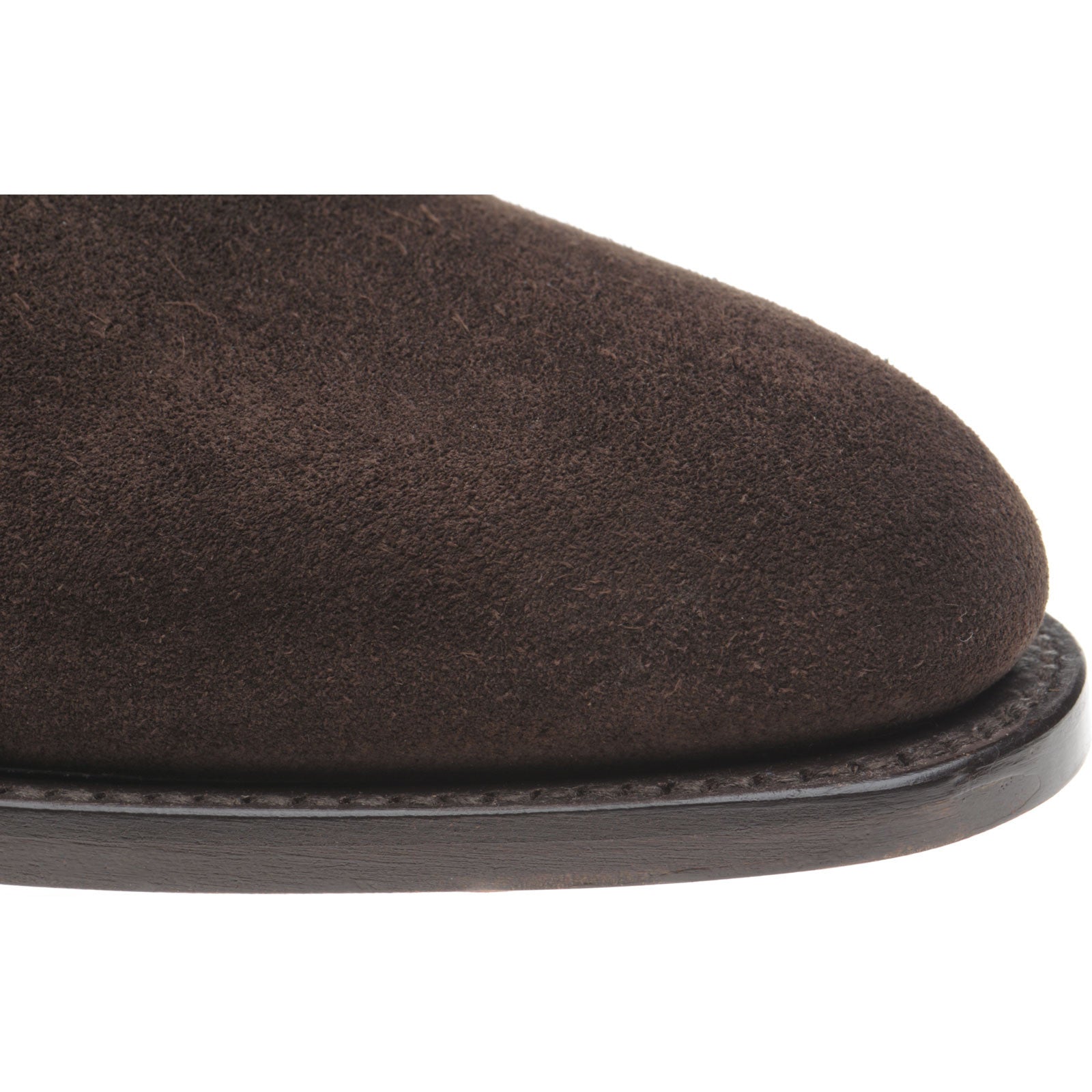 Product image for Herring Taverner mens Chelsea boots in brown suede