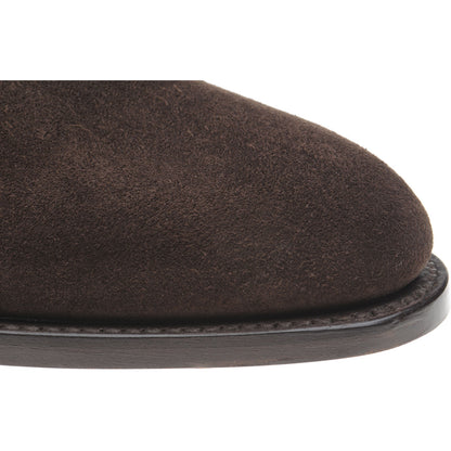 Product image for Herring Taverner mens Chelsea boots in brown suede