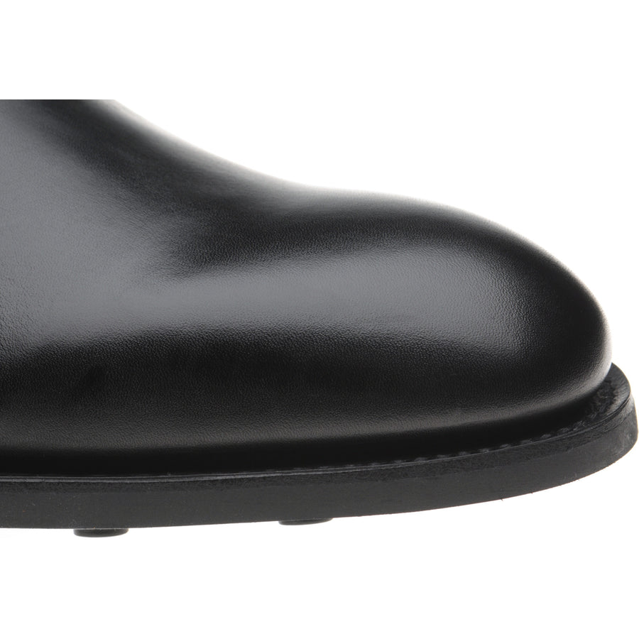 Product image for Herring Taverner Rubber mens rubber-soled Chelsea boots in black calf (second)