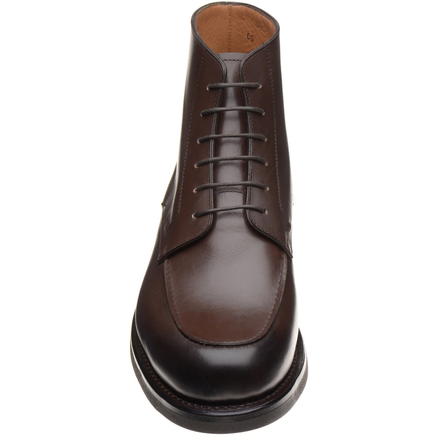 Product image for Herring Toulon mens rubber-soled boots in dark brown calf (second)