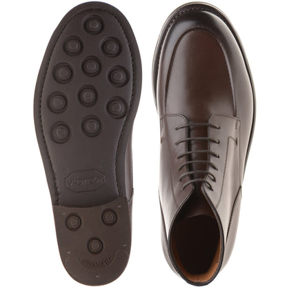 Product image for Herring Toulon mens rubber-soled boots in dark brown calf (second)