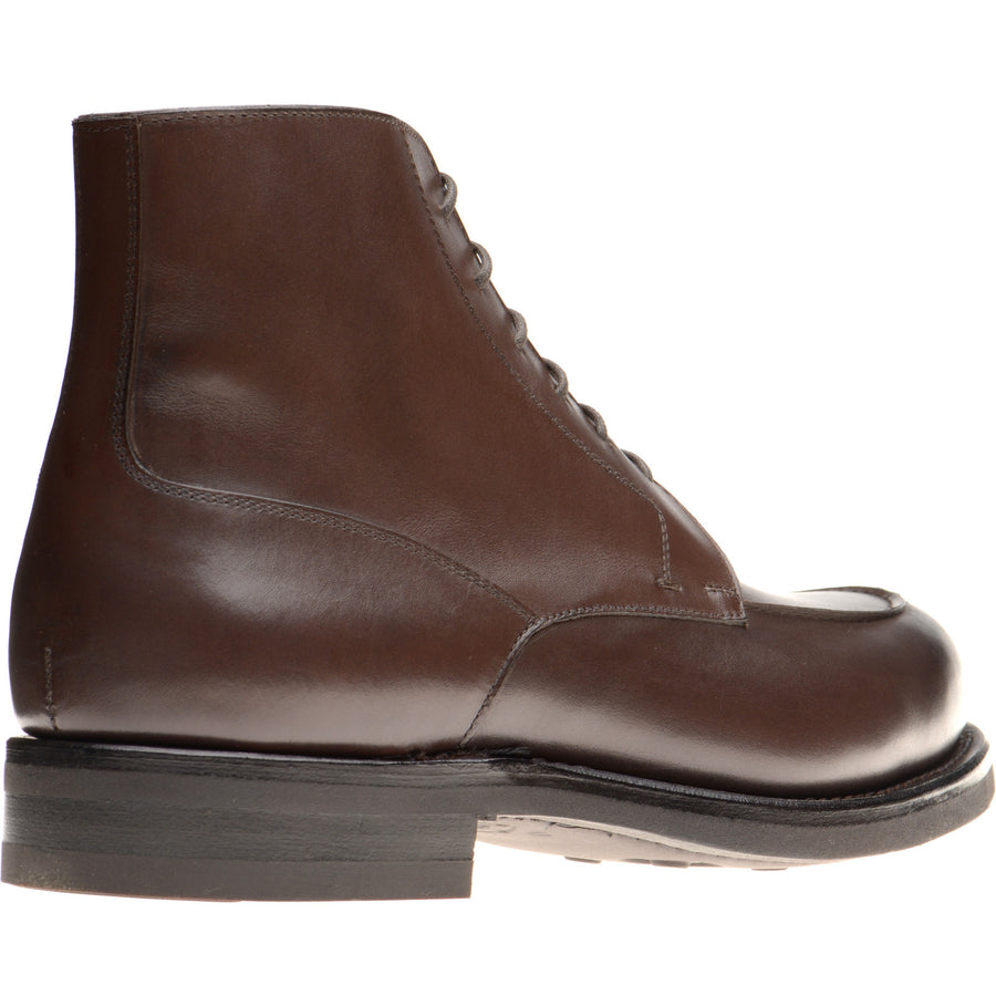 Product image for Herring Toulon mens rubber-soled boots in dark brown calf (second)