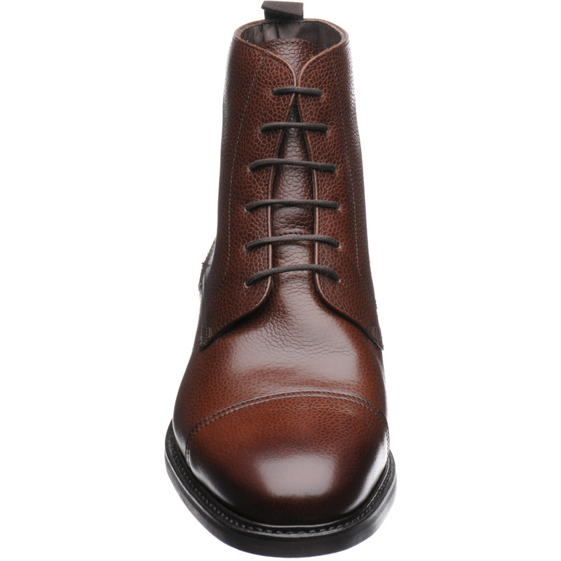 Product image for Herring Tregony (Warm Lined) mens rubber-soled boots in brown grain
