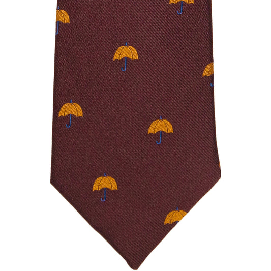 Product image for Herring Umbrella Tie in wine
