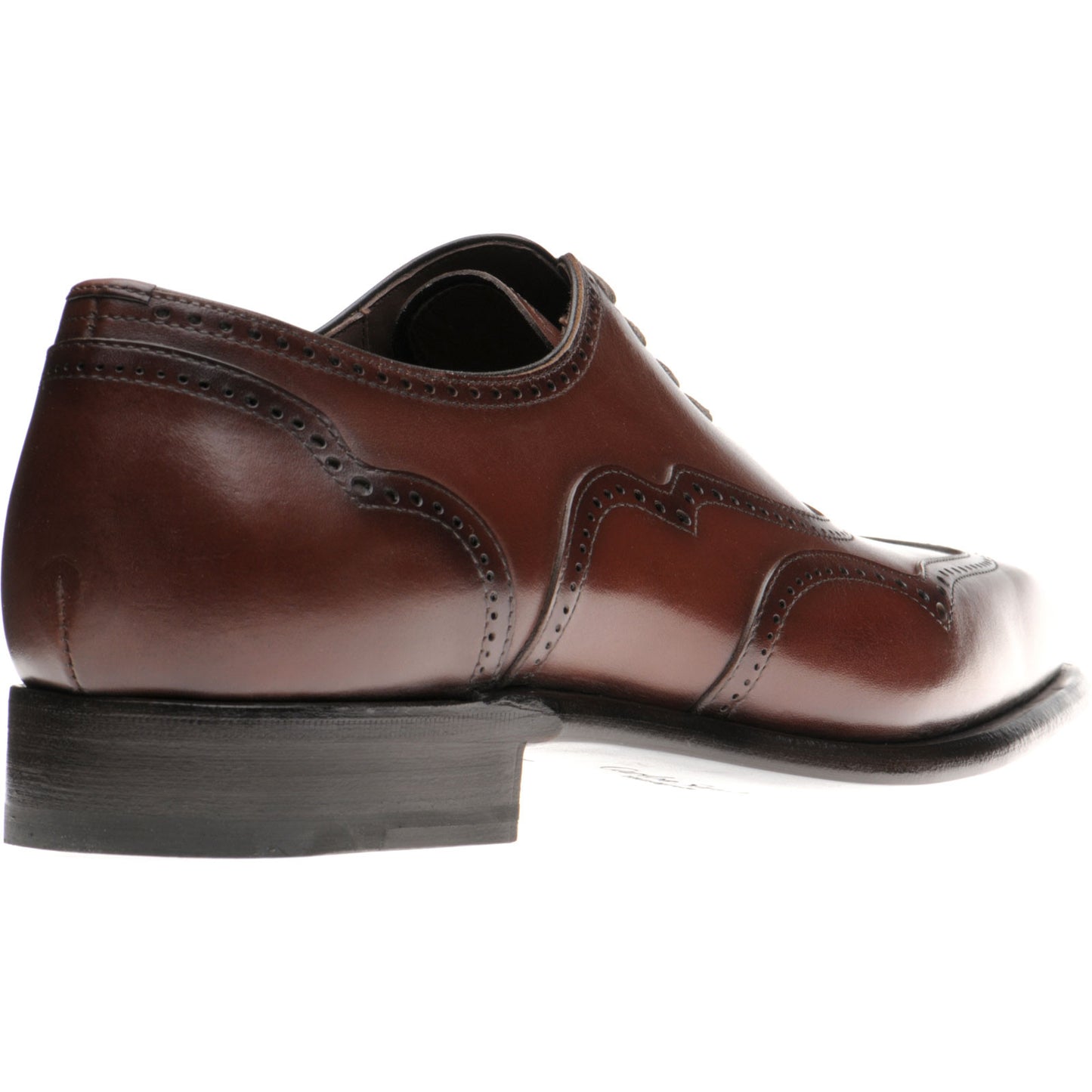 Product image for Herring Villiers mens brogues in brown calf