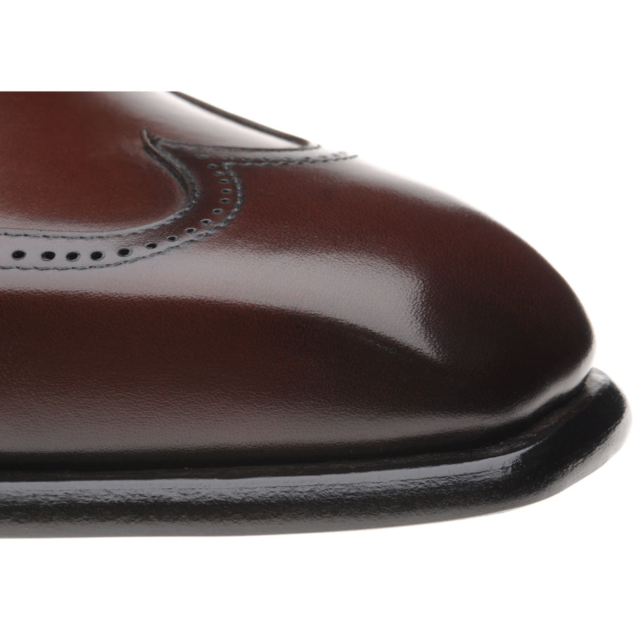 Product image for Herring Villiers mens brogues in brown calf (second)